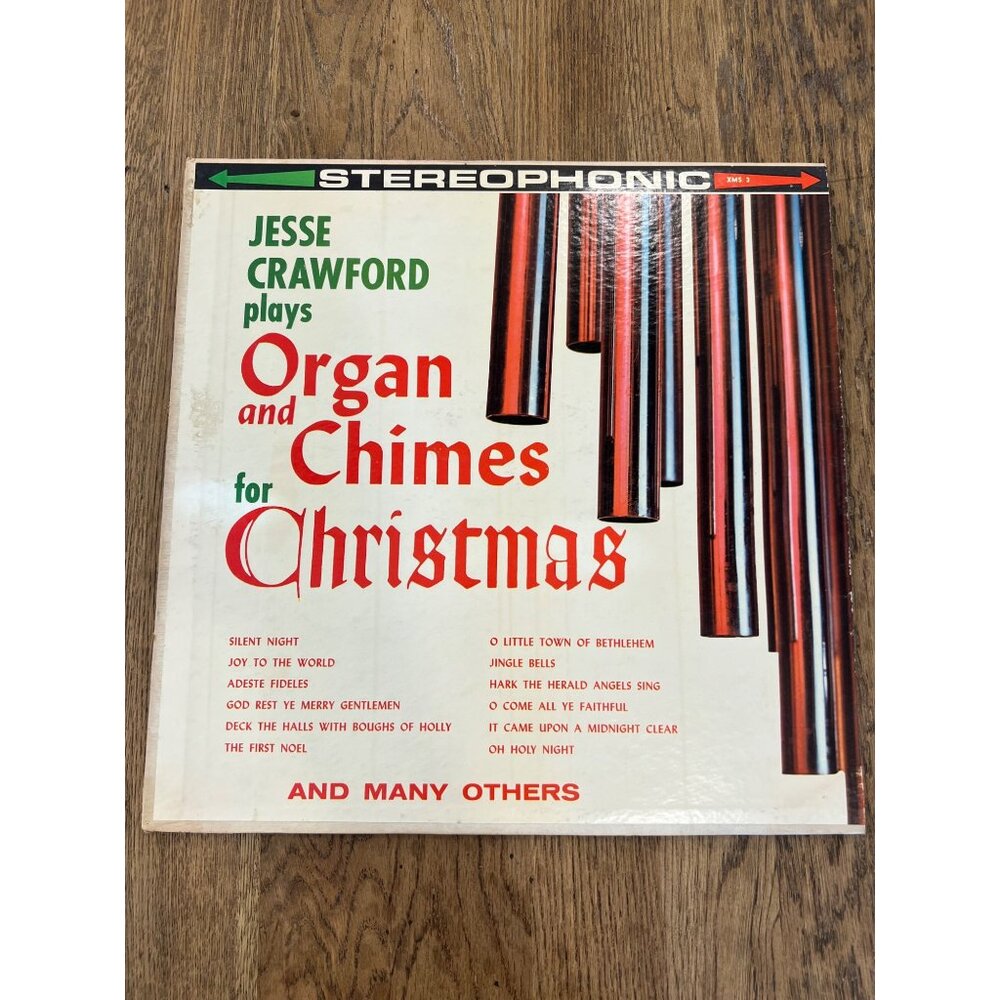 Jesse Crawford Plays Organ & Chimes For Christmas Vinyl LP XMS-3 Stereo